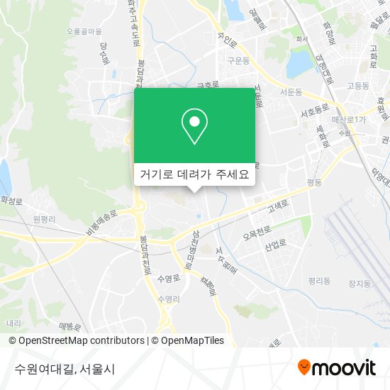 수원여대길 지도