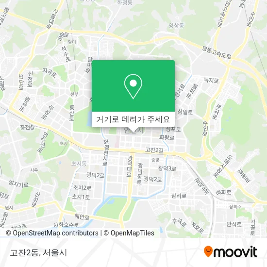 고잔2동 지도