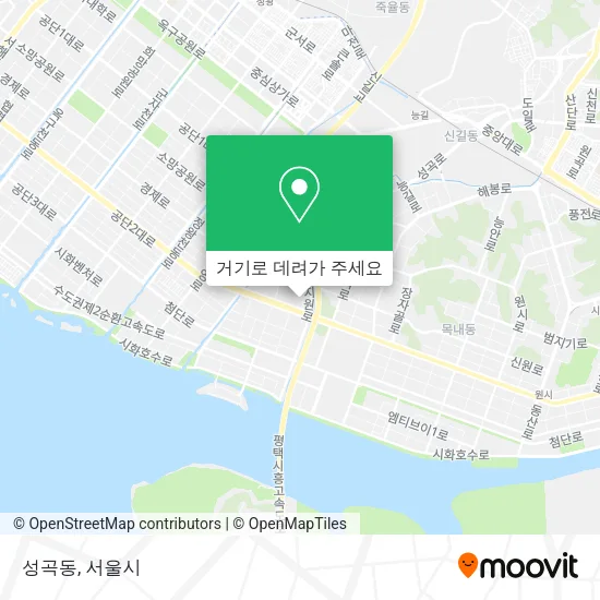 성곡동 지도