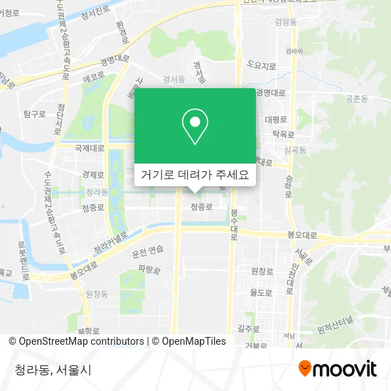 청라동 지도