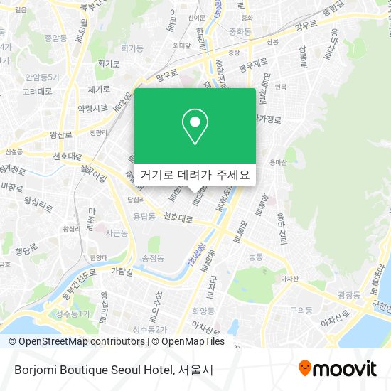 Borjomi Boutique Seoul Hotel 지도
