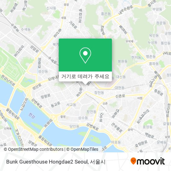 Bunk Guesthouse Hongdae2 Seoul 지도