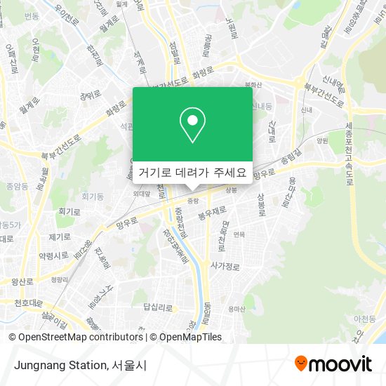 Jungnang Station 지도