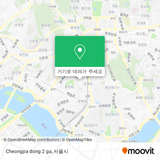 Cheongpa dong 2 ga 지도