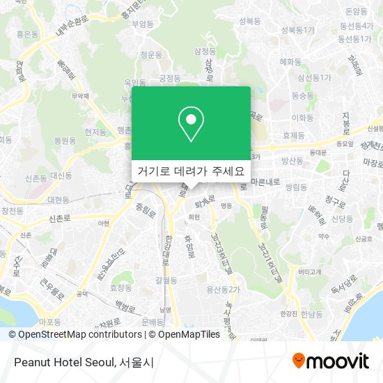 Peanut Hotel Seoul 지도