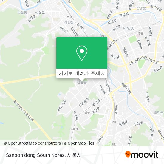 Sanbon dong South Korea 지도