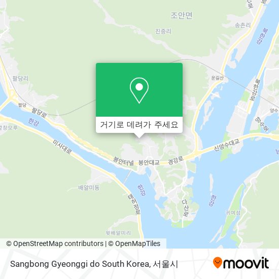 Sangbong Gyeonggi do South Korea 지도