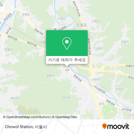 Chowol Station 지도