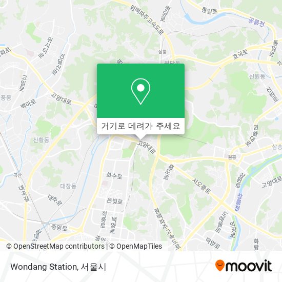 Wondang Station 지도