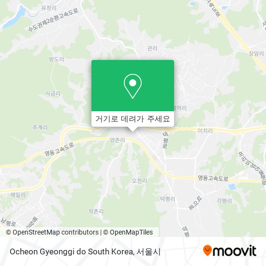 Ocheon Gyeonggi do South Korea 지도