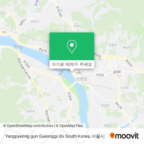 Yangpyeong gun Gyeonggi do South Korea 지도