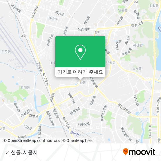 기산동 지도