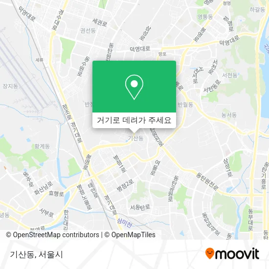 기산동 지도