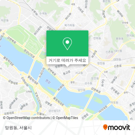 망원동 지도