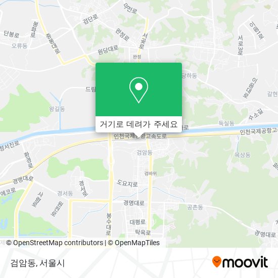 검암동 지도