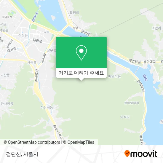 검단산 지도