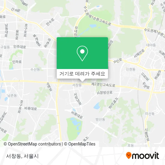 서창동 지도