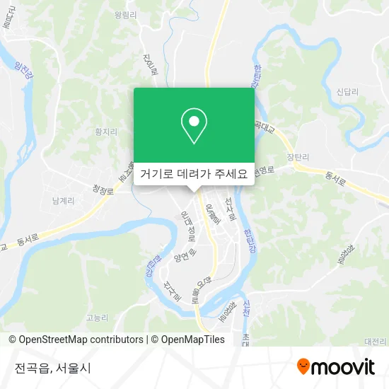 전곡읍 지도