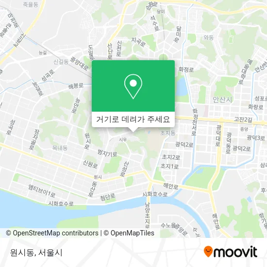 원시동 지도