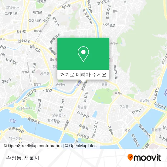 송정동 지도