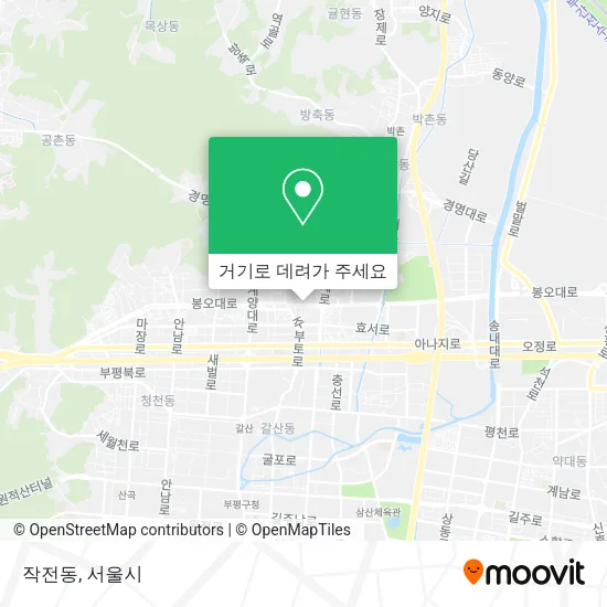작전동 지도