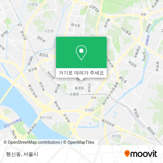 행신동 지도
