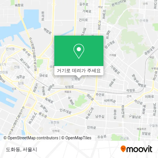 도화동 지도