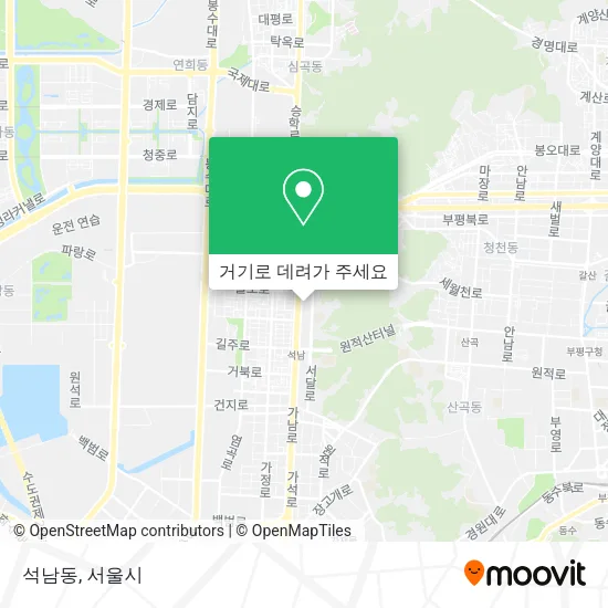 석남동 지도