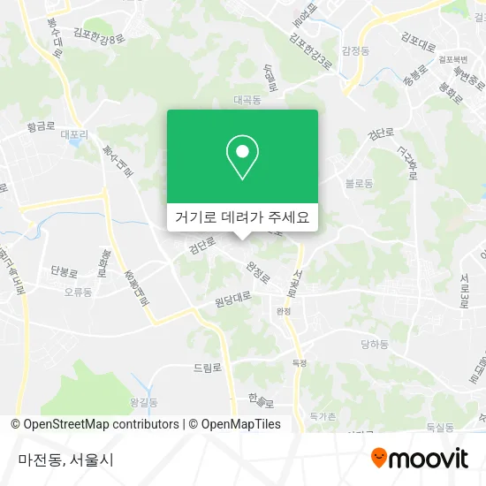 마전동 지도