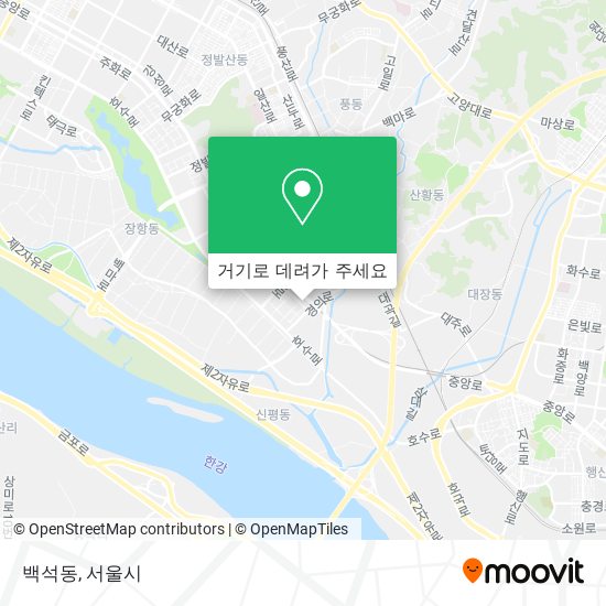 백석동 지도