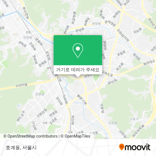 호계동 지도