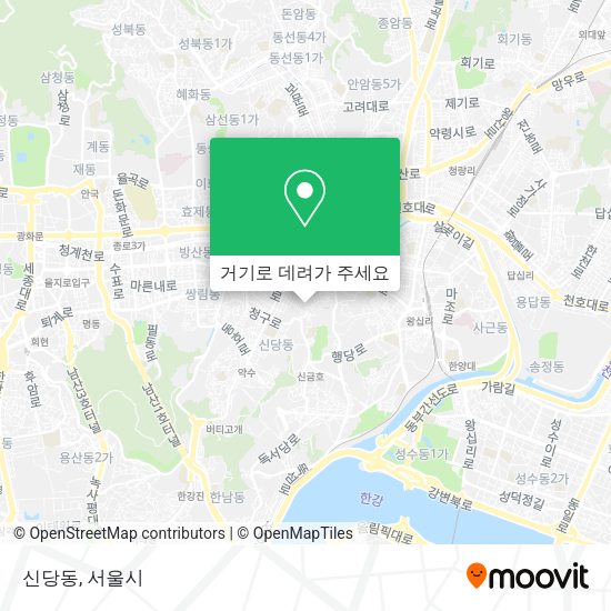 신당동 지도