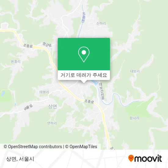 상면 지도