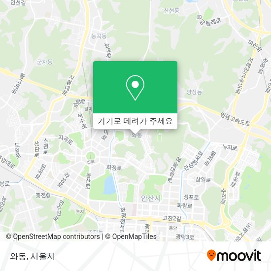 와동 지도