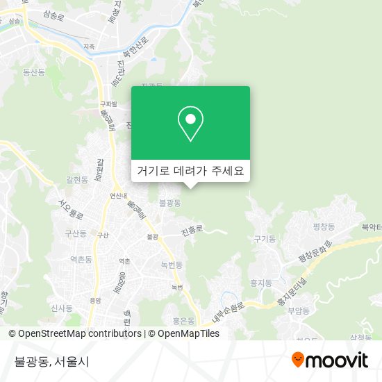 불광동 지도