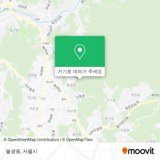 불광동 지도