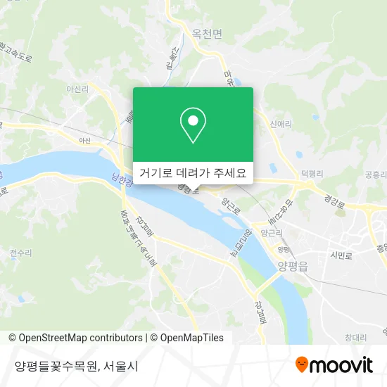 양평들꽃수목원 지도