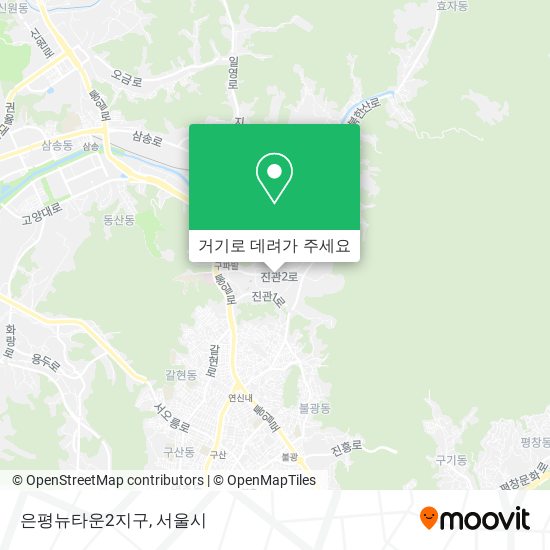 은평뉴타운2지구 지도