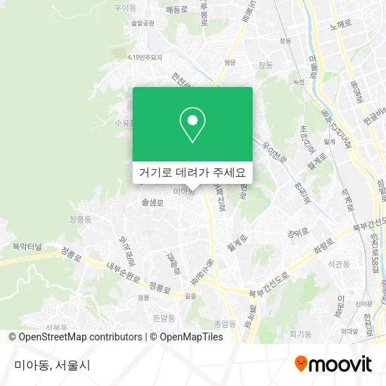 미아동 지도