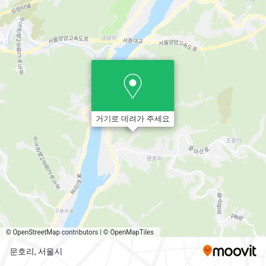 문호리 지도