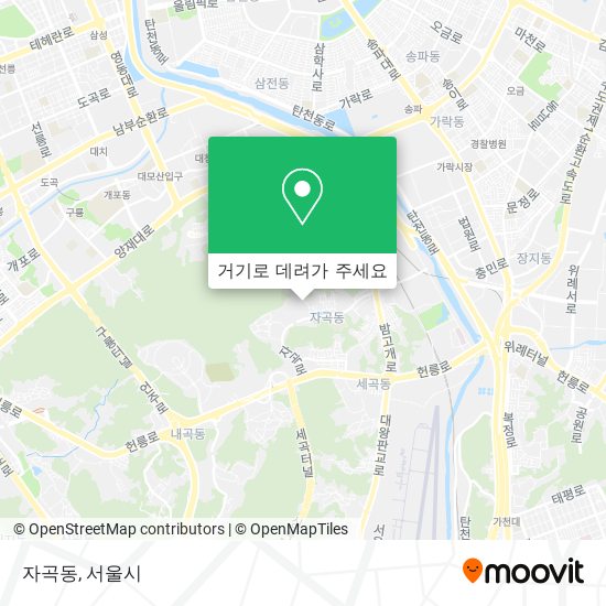 자곡동 지도