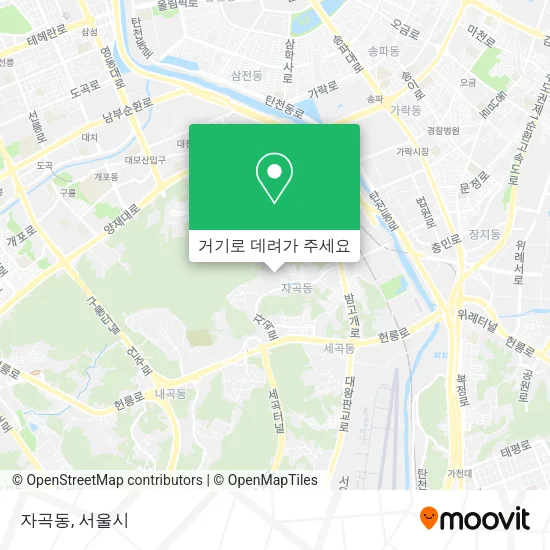 자곡동 지도