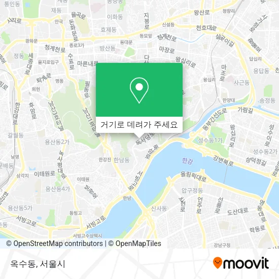 옥수동 지도