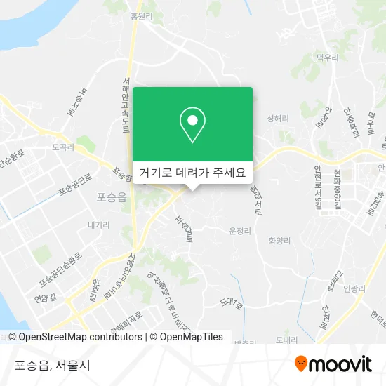 포승읍 지도
