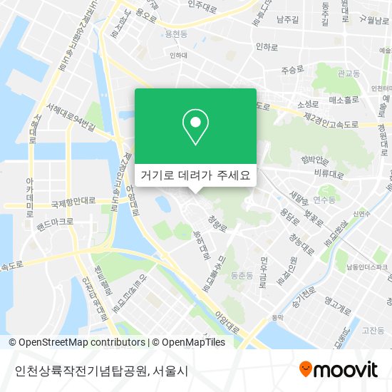 인천상륙작전기념탑공원 지도