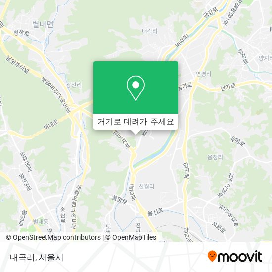 내곡리 지도