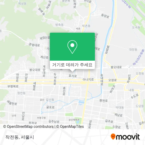 작전동 지도