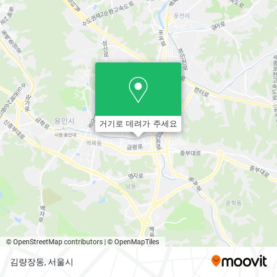 김량장동 지도