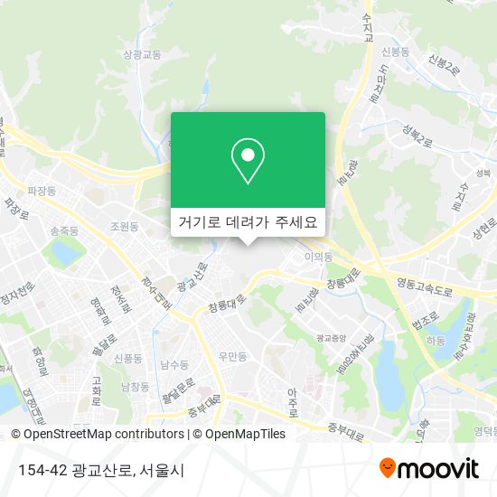 154-42 광교산로 지도