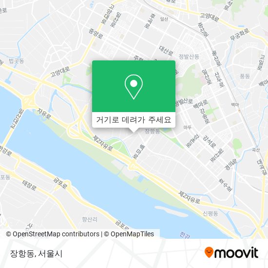 장항동 지도